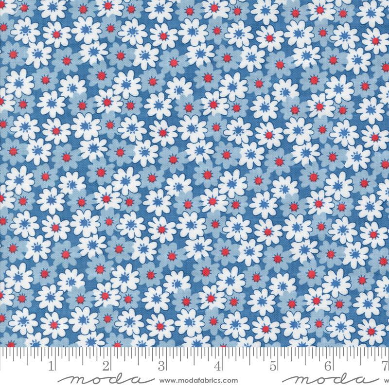 30s Playtime Bluebell 33751 21 by Linzee Kull McCray for Moda Fabrics