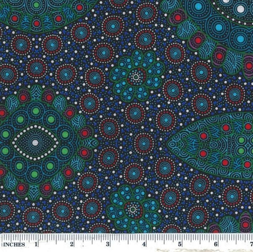 M & S Textiles Australia – Alura Seed Dreaming 2 | Purple | Karen Bird | Cotton Quilting Fabric