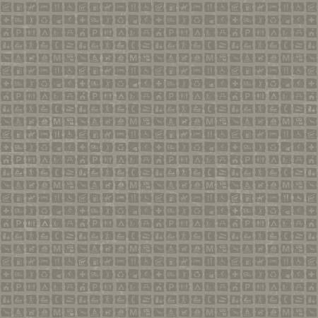 National Parks – Signs Gray | Anderson Design Group | Cotton Quilting Fabric