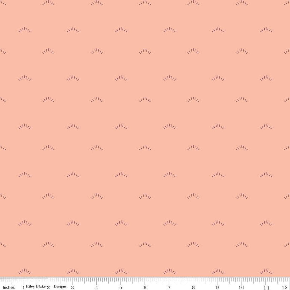Garden Dreams – Shimmer Peaches 'n Cream | Cotton Quilting Fabric