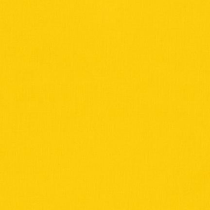 Kona Cotton – Canary | Robert Kaufman Fabrics | Cotton Quilting Fabric