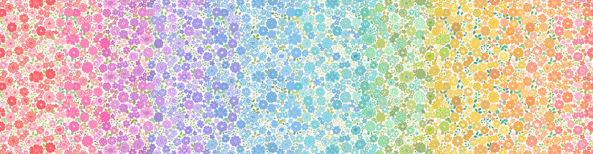 Omnificent Ombres – Pastel Boho Blooms | Cotton Quilting Fabric