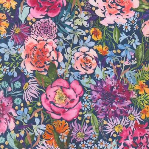 Soulstice Navy 039 12 | 108 inches Wide | Cotton
