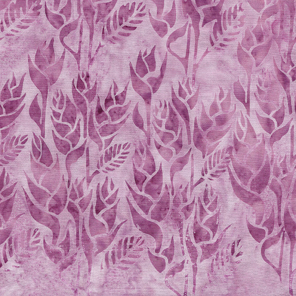 Ohana – Ginger Flower | Lilac | Batik Cotton