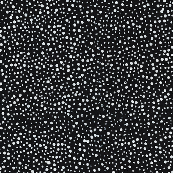 Heart to Heart – Dots | Black | Batik Cotton
