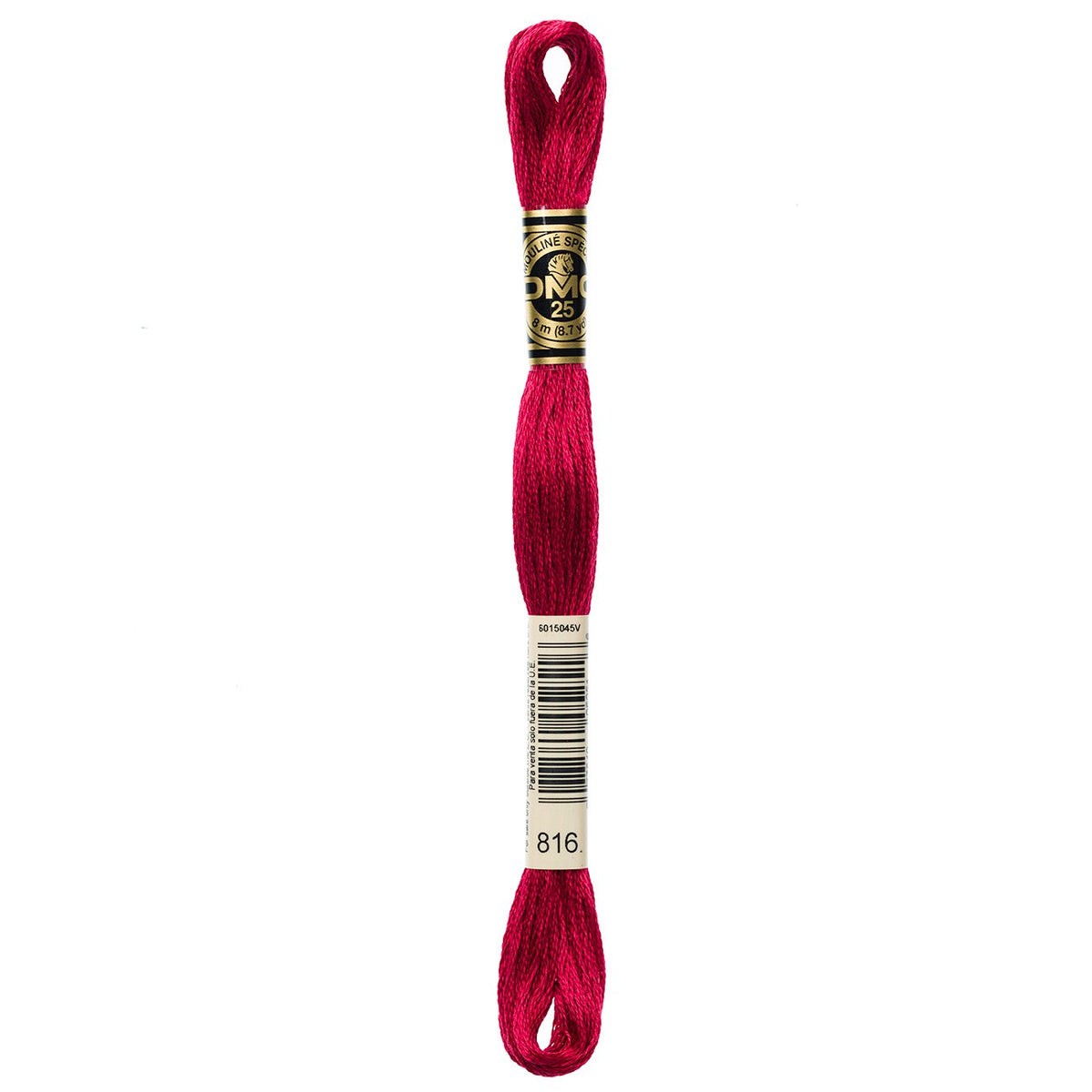 DMC Six Strand Cotton Embroidery Floss – 816 Garnet | 8.7yd