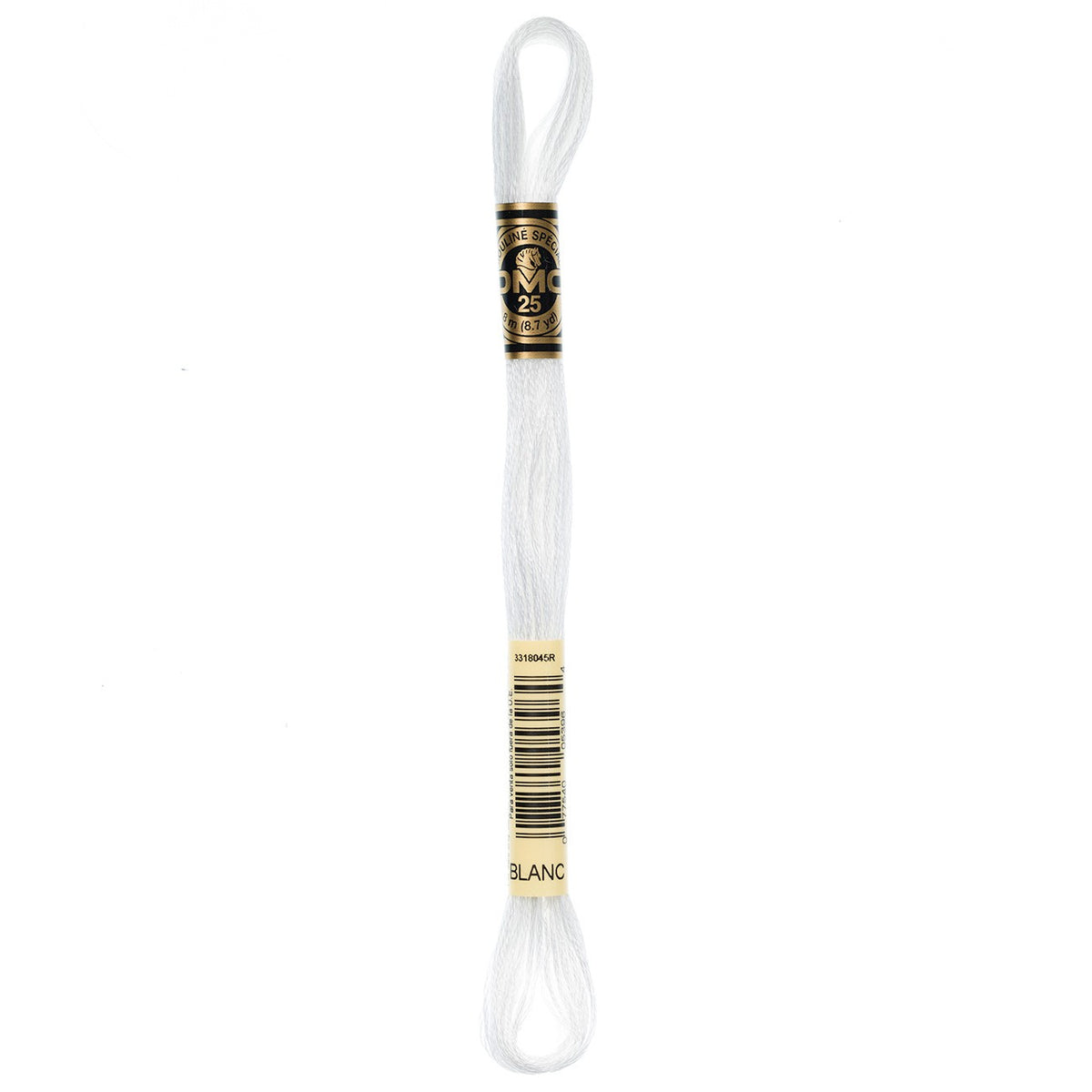 DMC Six Strand Cotton Embroidery Floss – White | 8.7yd