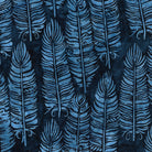 Prairie Skies – Vertical Feather | Navy | Batik Cotton