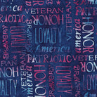 Freedom 2 – Americana | Royal Blue | Batik Cotton