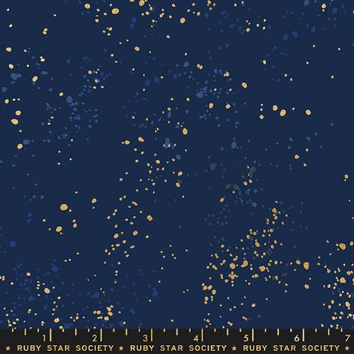Speckled Canvas – Metallic Navy | Ruby Star Society | Canvas, Linen, Duck Cloth