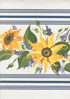 18" Toweling – Summer Solstice Sunflower White | Pieces to Treasure for Moda