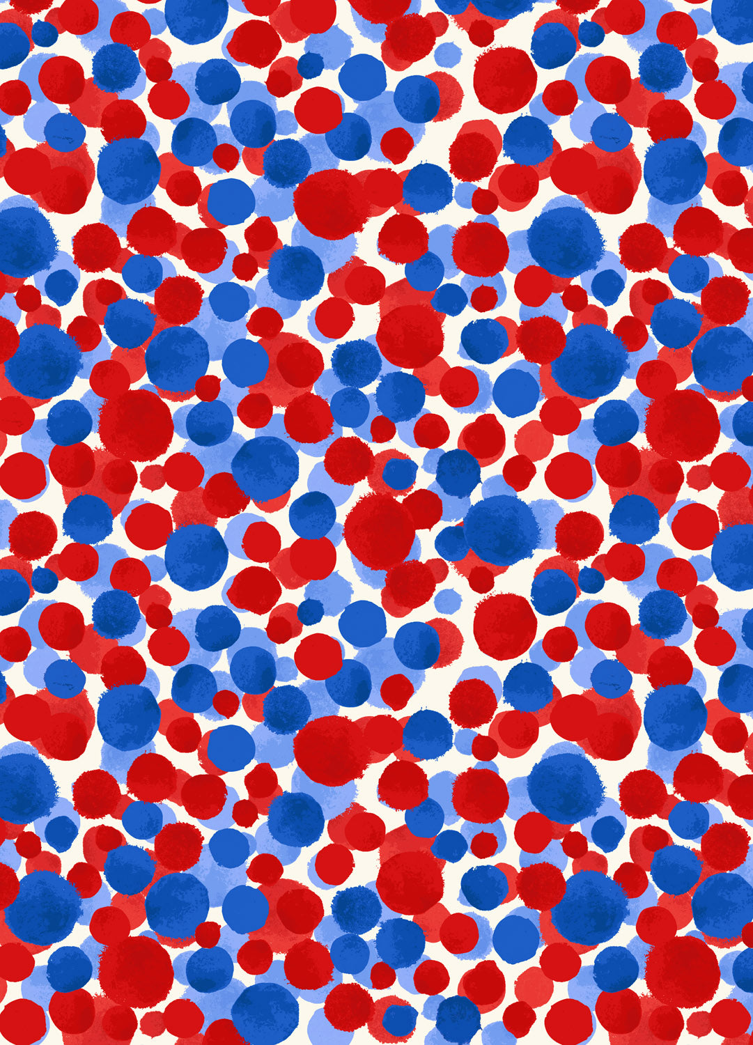 Bumbleberries – BB037 | Red, White and Blue Multi | Cotton Quilting Fabric