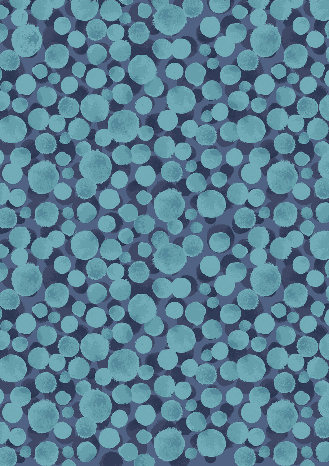 Bumbleberries – BB039 | Bubbly Blue Multi | Cotton Quilting Fabric