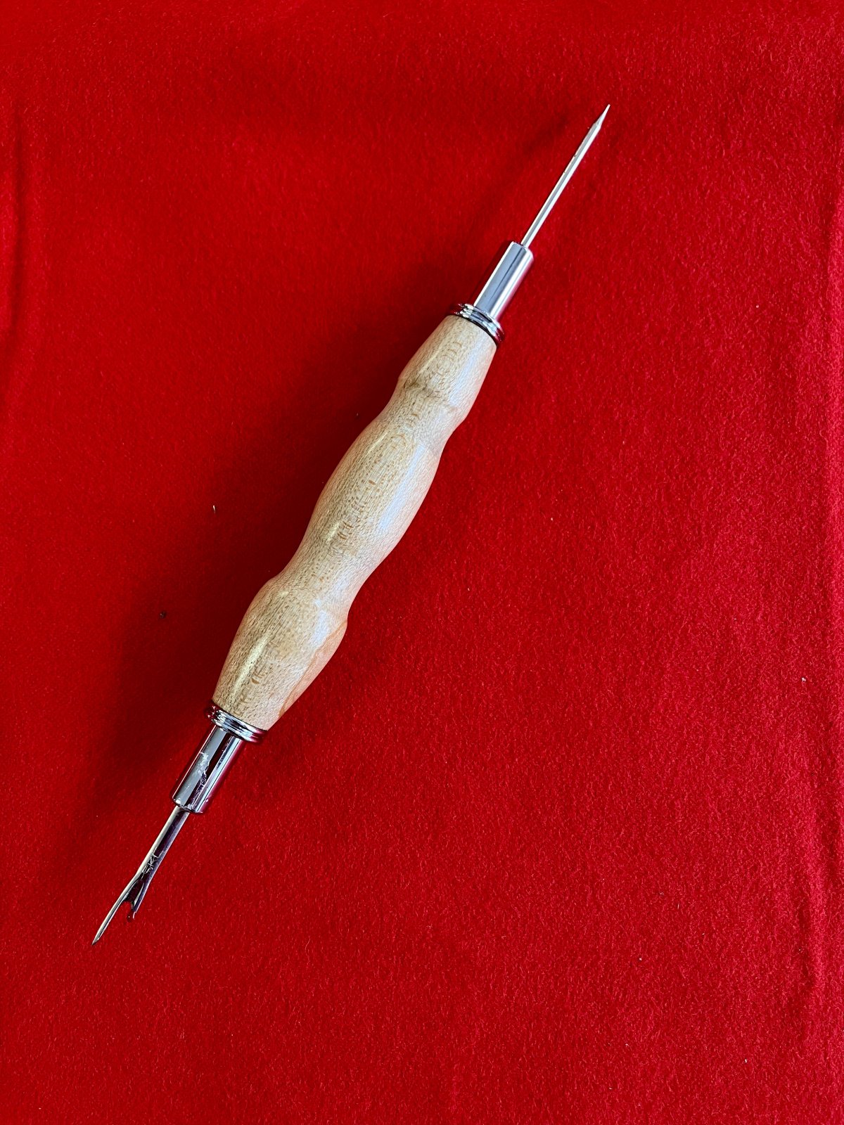 ChromeBirdseye_Maple_Wood_seam_ripper_stiletto.jpg