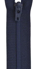 Lightweight Polyester Coil 1-Way Separating Zipper 10in Navy