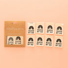 Sarah Hearts – Made by Me Organic Cotton Labels | 8 Pack