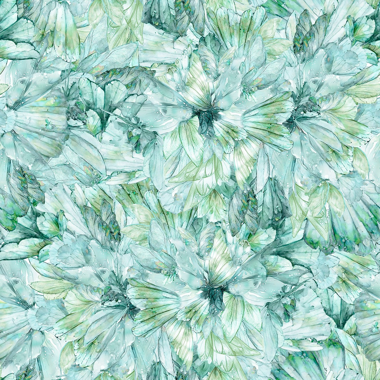 Fairy Boutique – Make a Wish | Teal | Cotton Quilting Fabric
