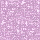 Fairy Boutique – Sparkle & Glow | Purple | Cotton Quilting Fabric