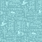 Fairy Boutique – Sparkle & Glow | Teal | Cotton Quilting Fabric