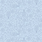 Shop Hop – Line Art | Light Denim | meags & me | Cotton Quilting Fabric