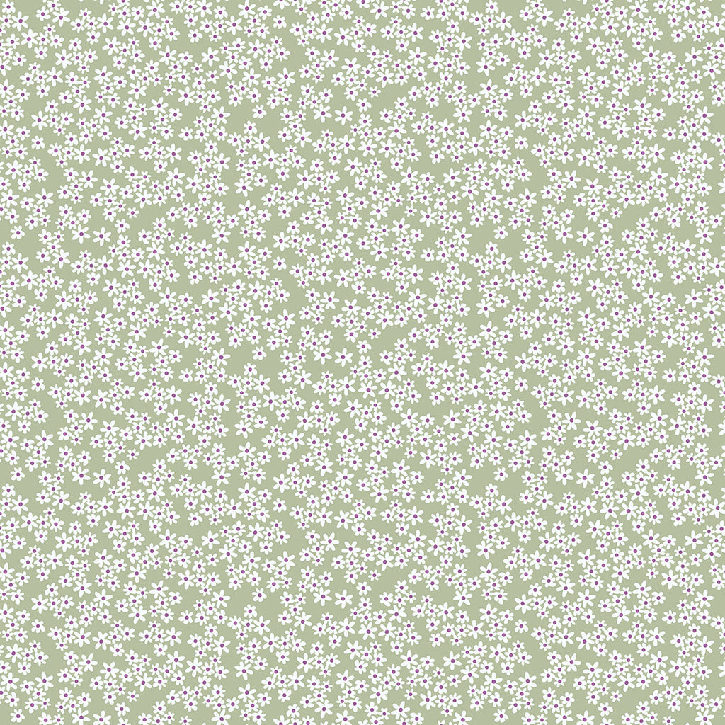 Shop Hop – Flowers | Olive | meags & me | Cotton Quilting Fabric