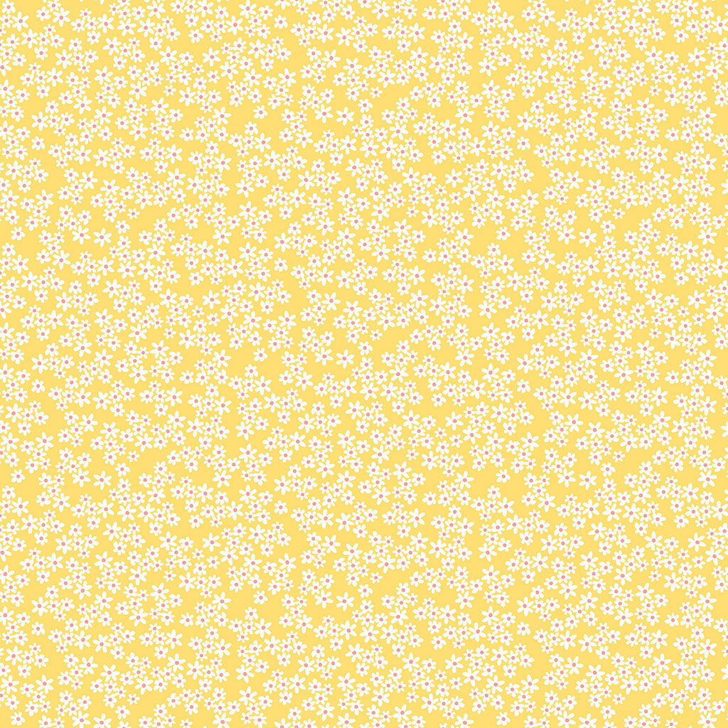 Shop Hop – Flowers | Yellow | meags & me | Cotton Quilting Fabric