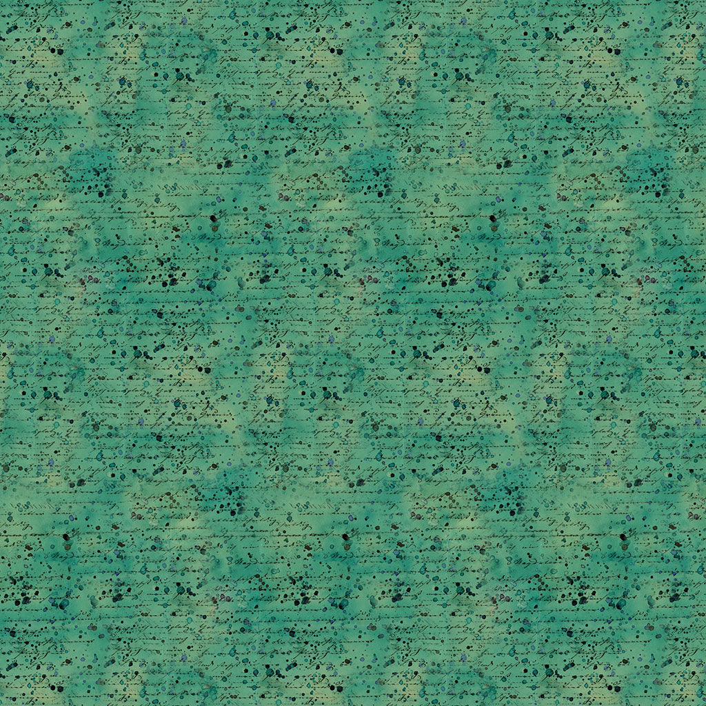 Emerald Hollow – Splatter | Emerald | Sue Zipkin | Cotton Quilting Fabric