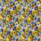 Sunflower Song – Packed Floral | Multi Color | Sue Zipkin | Cotton Quilting Fabric