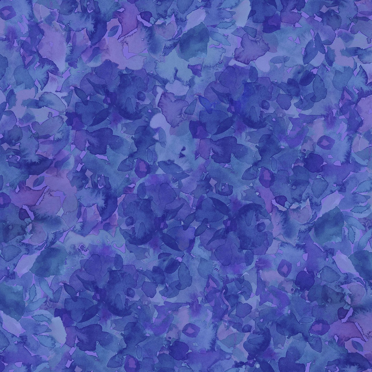 Sunflower Song – Abstract | Periwinkle | Sue Zipkin | Cotton Quilting Fabric