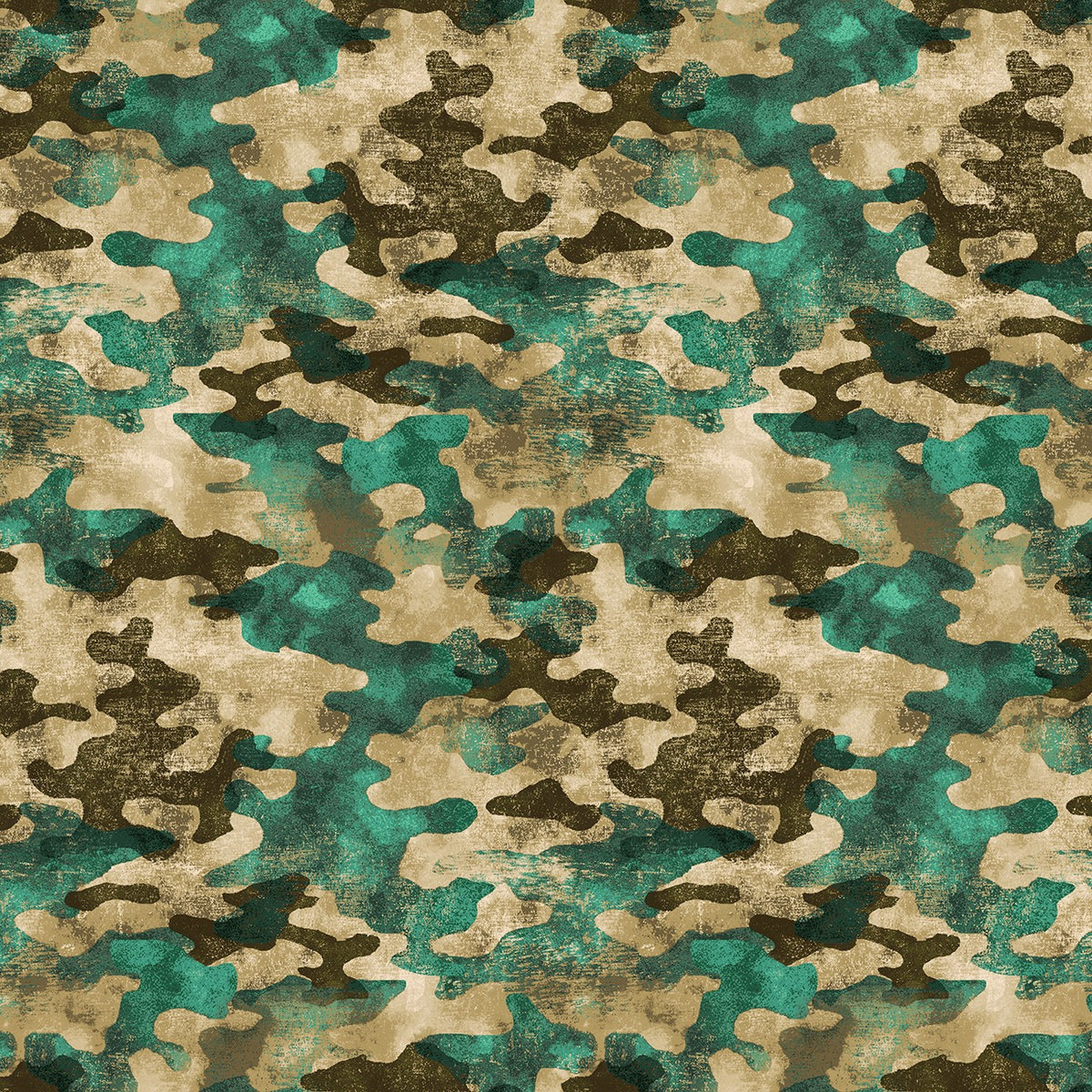 Great Outdoors Flannel – Camo | Khaki | Dan DiPaolo | Cotton Flannel