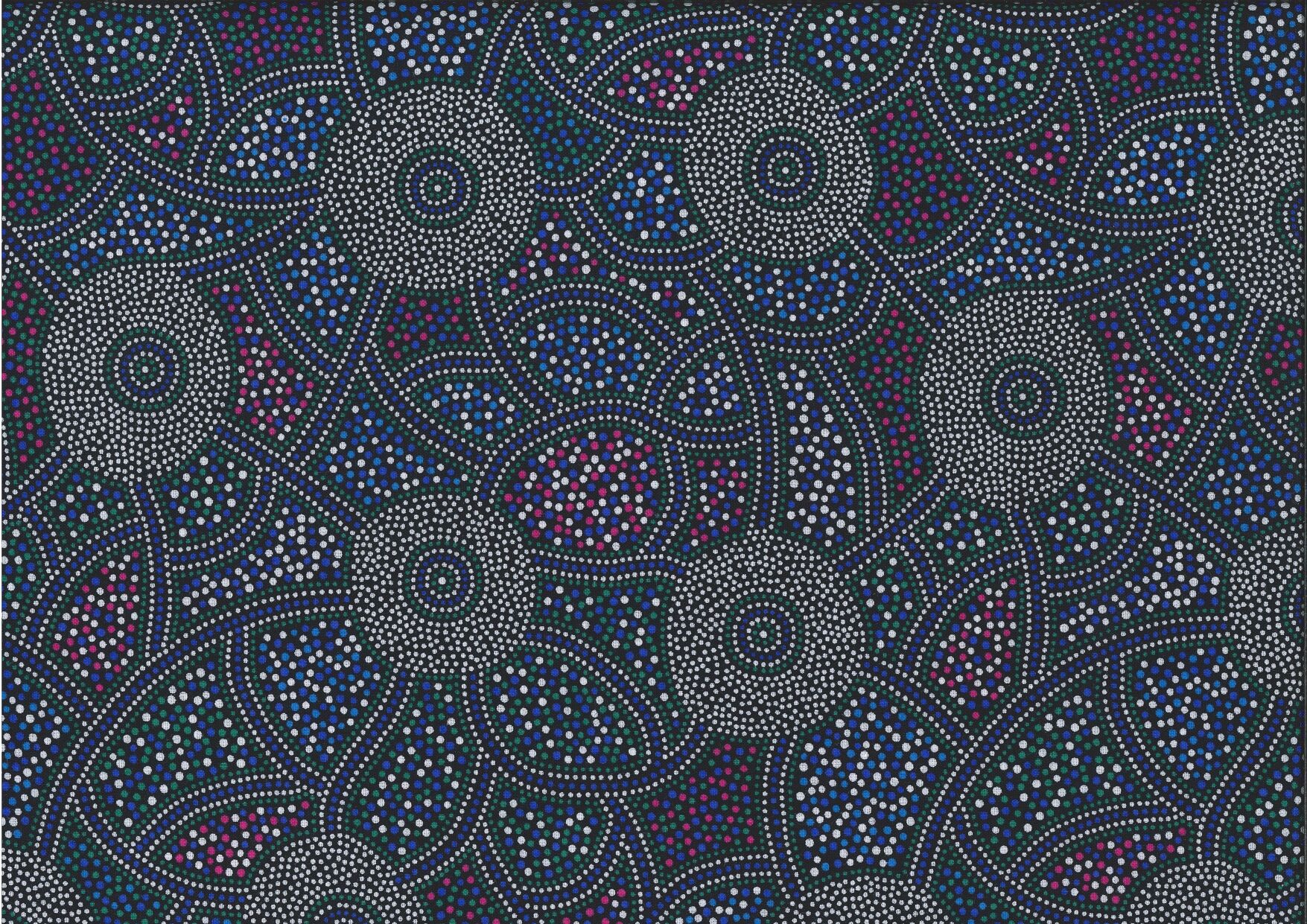 M & S Textiles Australia – Kangaroo Dreaming | Multi | Roseanne Morton | Cotton Quilting Fabric